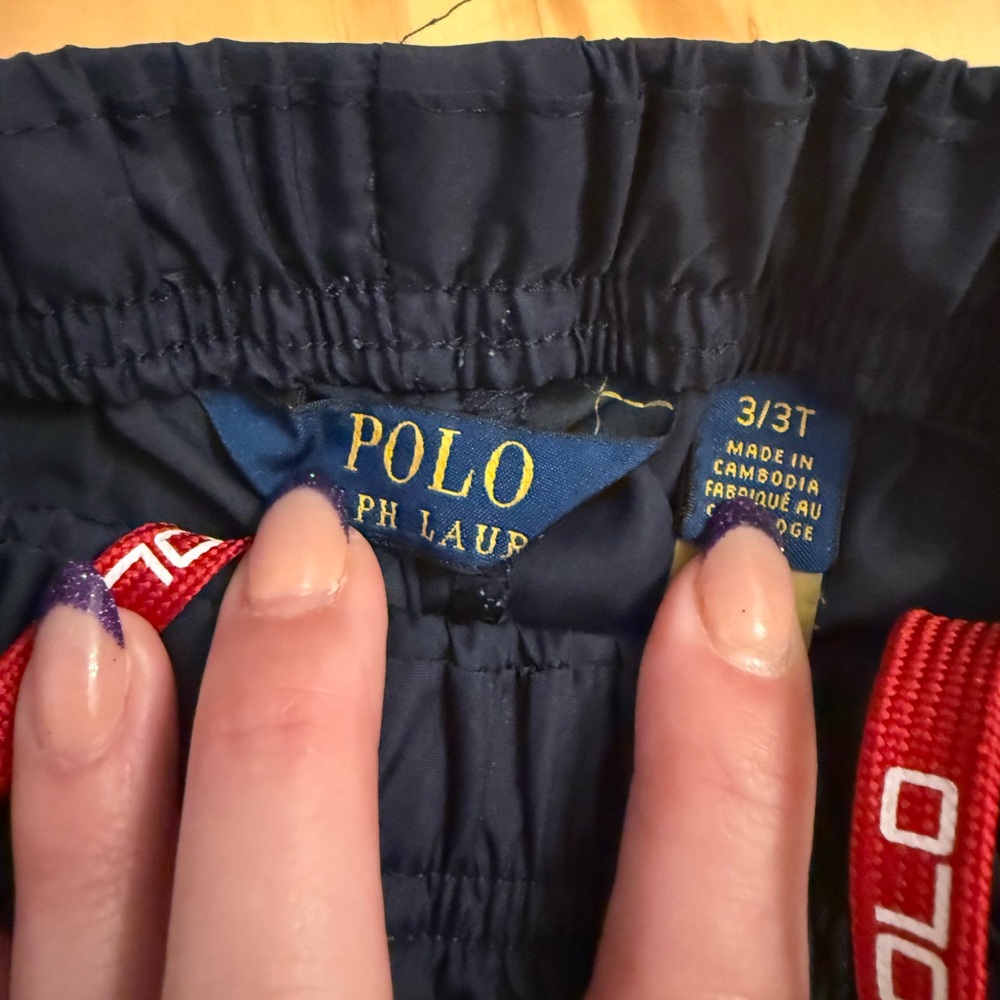 Polo by Ralph Lauren Blue Elastic Waist Pants